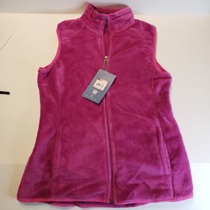 NWT White Sierra Cozy Fleece Vest II size L New With Tags